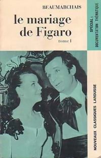 Couverture du livre Le mariage de Figaro - Beaumarchais 