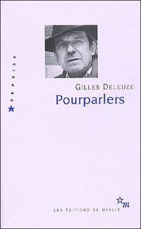 Couverture du livre Pourparlers 1972-1990 - Gilles Deleuze