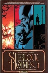 Couverture du livre Sherlock Holmes - Adaptation BD 2011 - Leah Moore - John Reppion - Aaron Campbell