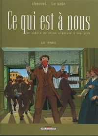 Couverture du livre Le pari - David Chauvel - Erwan Le Sac