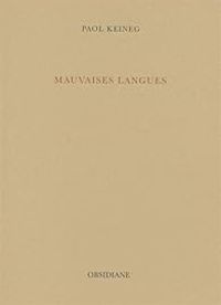 Couverture du livre Mauvaises langues - Paol Keineg