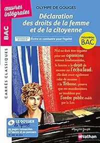 Couverture du livre Déclaration des droits de la femme et de la citoyenne de Olympe de Gouges - Olympe De Gouges