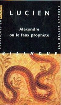 Couverture du livre Alexandre ou Le faux prophète - Lucien De Samosate