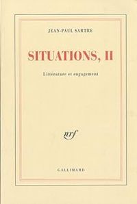 Couverture du livre Littérature et engagement - Jean Paul Sartre