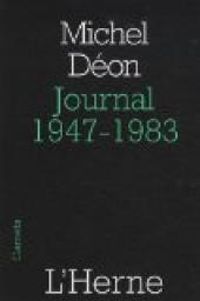 Couverture du livre Journal 1947-1983 - Michel Deon