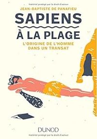 Couverture du livre Sapiens à la plage - Jean Baptiste De Panafieu