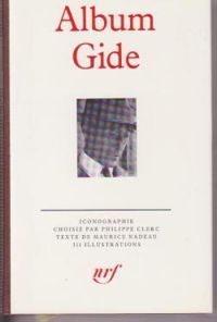 Couverture du livre Album Gide - Andre Gide