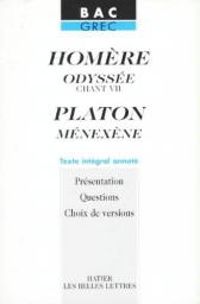  Homere - Platon Menexene, texte intégral annoté