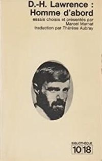 Couverture du livre Homme d'abord - Dh Lawrence