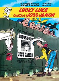 Couverture du livre Lucky Luke contre Joss Jamon - Rene Goscinny - Morris 