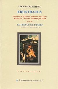 Couverture du livre Érostrate - Fernando Pessoa