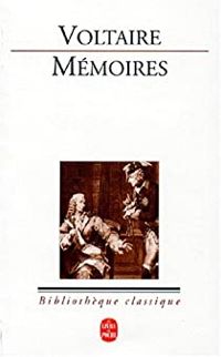 Couverture du livre Mémoires (1733-1760) - Voltaire 