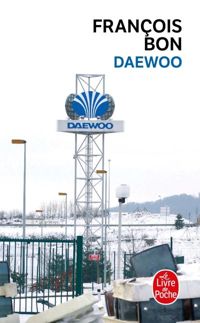 Couverture du livre Daewoo - Francois Bon