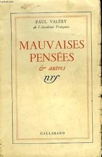 Couverture du livre Mauvaises Pensées et autres - Paul Valery