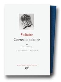  Voltaire - Juillet 1772 - Décembre 1774