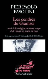 Couverture du livre Les cendres de Gramsci  - Pier Paolo Pasolini