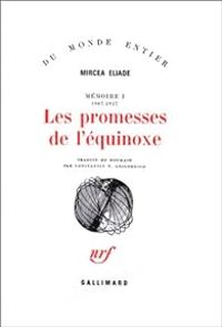 Couverture du livre Les Promesses de l'équinoxe  - Mircea Eliade - Constantin N Grigoresco