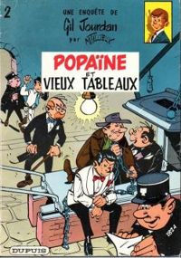 Couverture du livre Gil jourdan n° 2 : Popaine et vieux tableaux - Maurice Tillieux