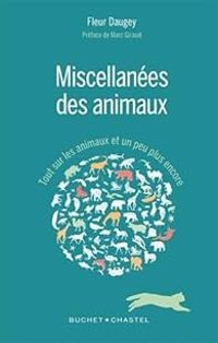 Couverture du livre Miscellanées des animaux - Fleur Daugey