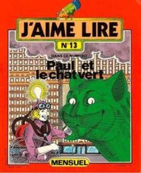 Couverture du livre J'aime lire, n°13 : Paul et le chat vert - Jaime Lire