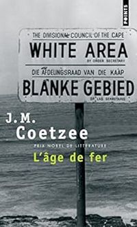 Couverture du livre L'Âge de fer - J M Coetzee