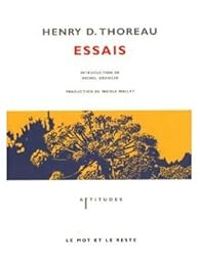 Henry David Thoreau - Essais