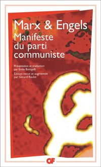 Couverture du livre Manifeste du Parti communiste - Francois Chatelet - Karl Marx - Friedrich Engels - Marx Karl Et Engels Friedrich