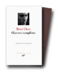 Couverture du livre Œuvres complètes - Rene Char