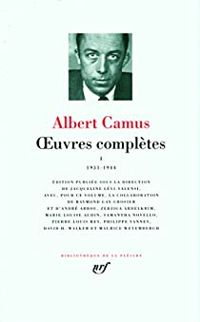 Couverture du livre 1931-1944 - Albert Camus