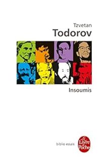 Couverture du livre Insoumis - Tzvetan Todorov