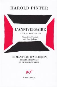 Couverture du livre L'Anniversaire - Harold Pinter