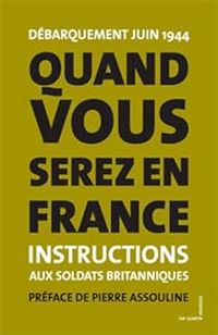 Pierre Assouline - Quand vous serez en France