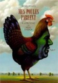 Couverture du livre Mes poules parlent - Michel Besnier