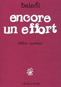 Couverture du livre Encore un effort : Fidèle coutelas - Alex Baladi - Fidele Coutelas