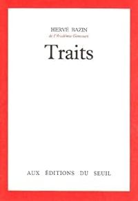 Couverture du livre Traits - Herve Bazin