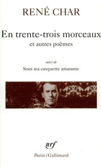 Couverture du livre En trente - Rene Char