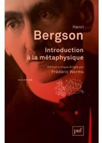 Henri Bergson - Introduction à la métaphysique