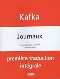 Couverture du livre Journaux - Franz Kafka