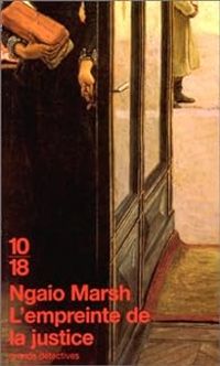 Couverture du livre L'empreinte de la justice - Ngaio Marsh