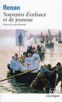 Couverture du livre Souvenirs d'enfance et de jeunesse - Ernest Renan - Renan Ernest