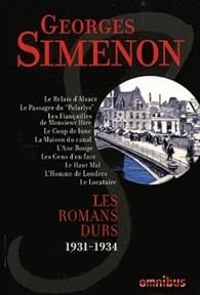 Couverture du livre Les romans durs - Georges Simenon