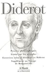 Couverture du livre Pensées philosophiques  - Denis Diderot