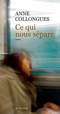 Couverture du livre Ce qui nous sépare - Anne Collongues