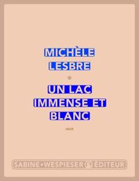 Couverture du livre Un lac immense et blanc - Michele Lesbre