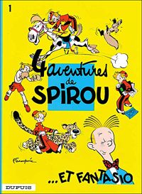 Couverture du livre 4 aventures de Spirou... et Fantasio - Andre Franquin