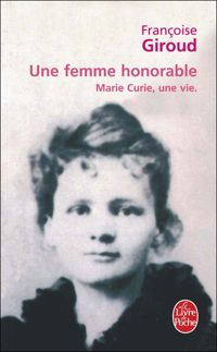 Couverture du livre Une femme honorable - Francoise Giroud