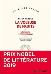 Couverture du livre La voleuse de fruits - Peter Handke