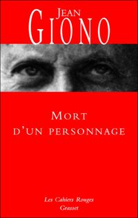 Couverture du livre Mort d'un personnage - Jean Giono