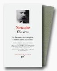 Couverture du livre Oeuvres - Friedrich Nietzsche