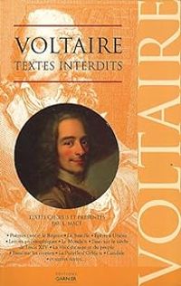 Couverture du livre Textes interdits - Voltaire 